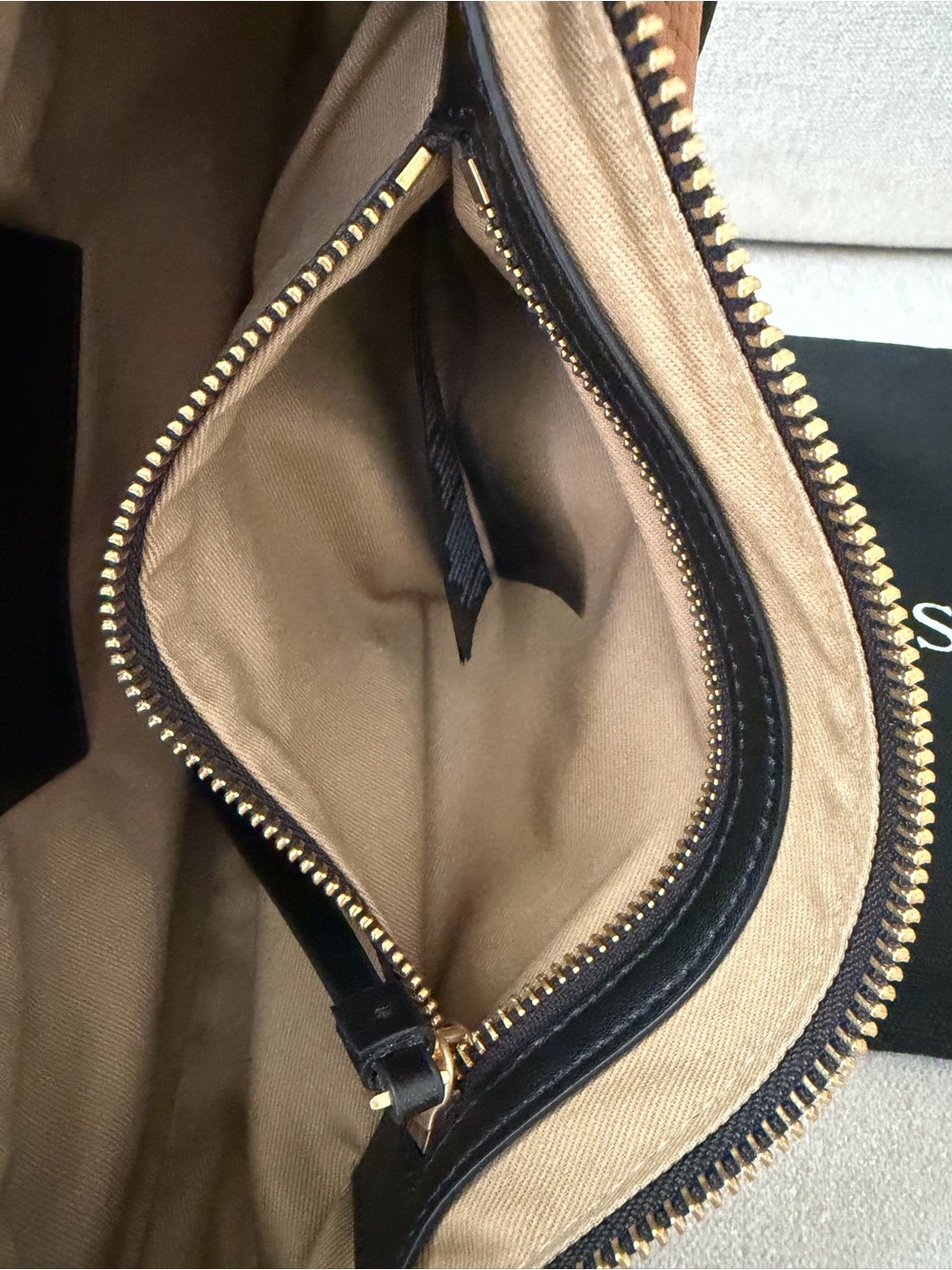 All Saints Half Moon Leather Crossbody - Sepia Brown - Picture 10 of 13